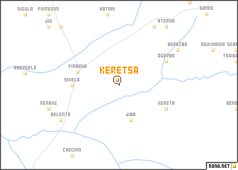 map of Kʼeretsʼa