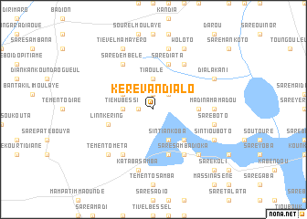 map of Kérévandialo