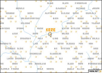 map of Kere