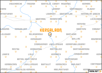 map of Kergalaon