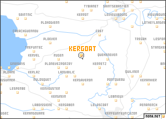 map of Kergoat