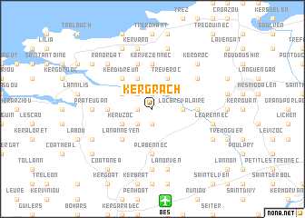 map of Kergrach