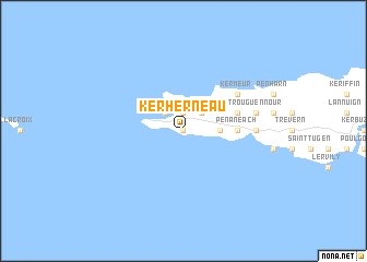 map of Kerherneau