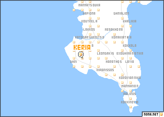 map of Kéria