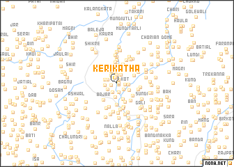 map of Kerikatha