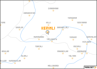 map of Kerimli