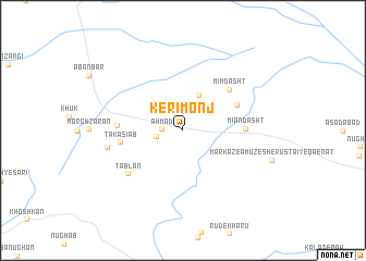 map of Kerīmonj