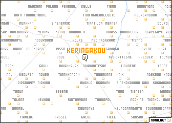 map of Keri Ngakou