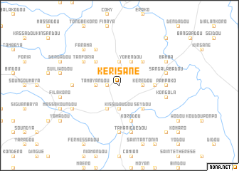 map of Kérisané
