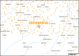 map of Keri Sarāfāli