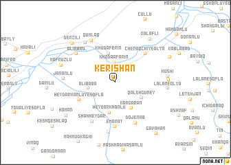 map of Kerīshān