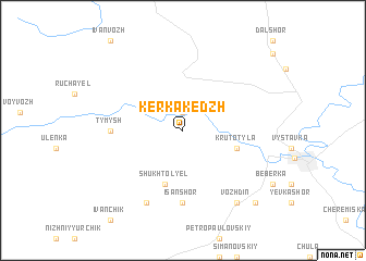 map of Kerkakedzh