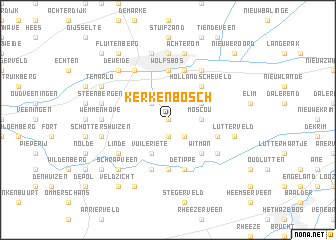 map of Kerkenbosch