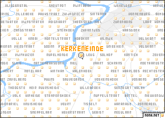map of Kerkeneinde