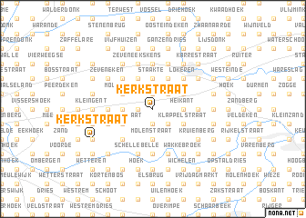 map of Kerkstraat