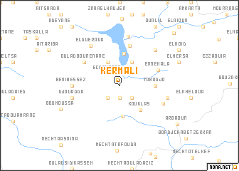 map of Kerm Ali