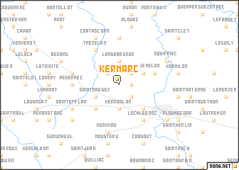 map of Kermarc