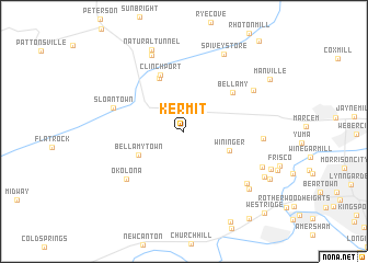 map of Kermit