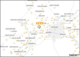 map of Kerm