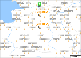 map of Kernevez