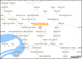 map of Ker Niada