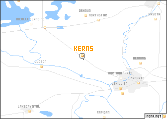 map of Kerns