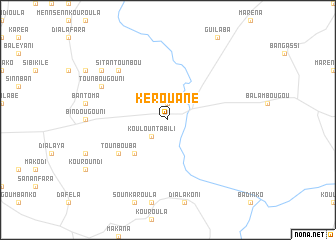 map of Kérouané