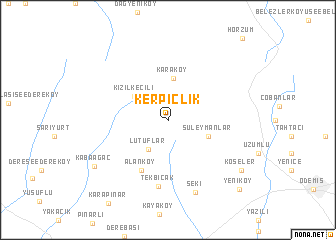 map of Kerpiçlik