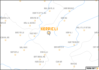 map of Kerpiçli