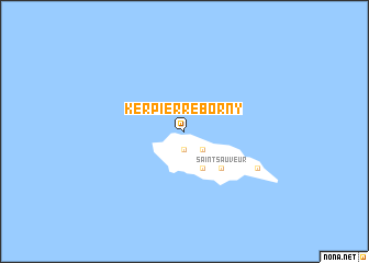 map of Ker Pierre Borny