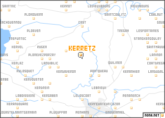 map of Kerretz