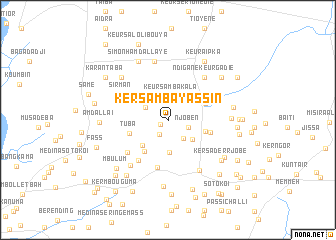 map of Ker Samba Yassin