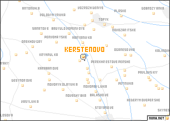 map of (( Kerstenovo ))