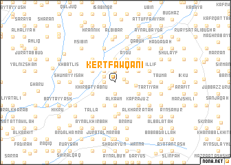 map of Kert Fawqānī