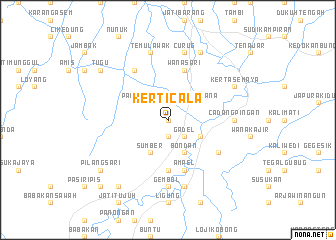 map of Kerticala