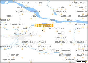 map of Kertváros