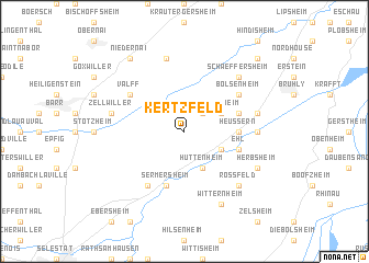 map of Kertzfeld