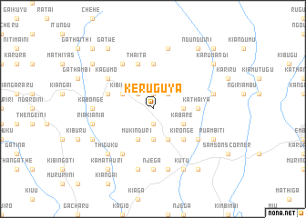 map of Keruguya