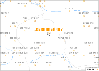 map of Kervansaray