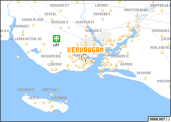 map of Kervaugam