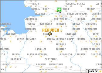 map of Kervren