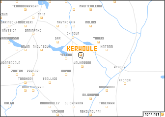 map of Kerwoulé