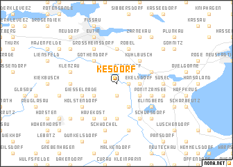 map of Kesdorf