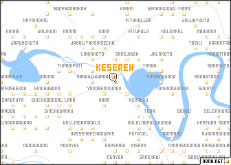 map of Kesereh