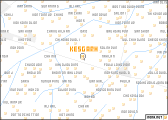 map of Kesgarh