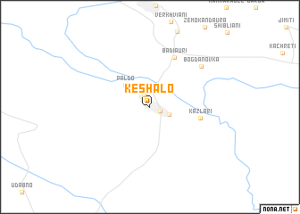 map of Kʼeshalo