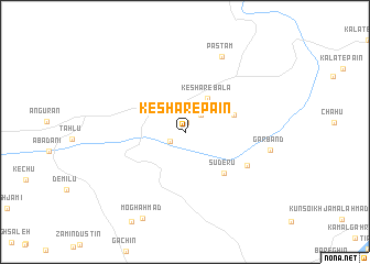 map of Keshār-e Pā\