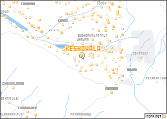 map of Keshowāla