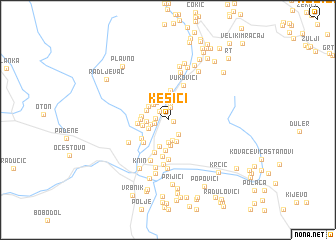map of Kesići