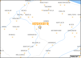 map of Kesikkaya